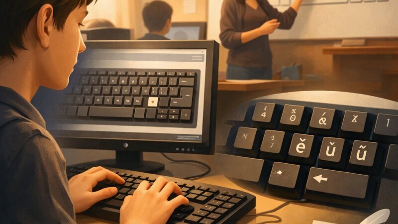 A billentyűzet felépítése és használata az iskolai informatika órán