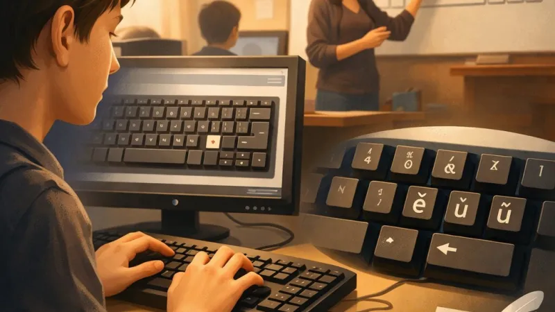 A billentyűzet felépítése és használata az iskolai informatika órán
