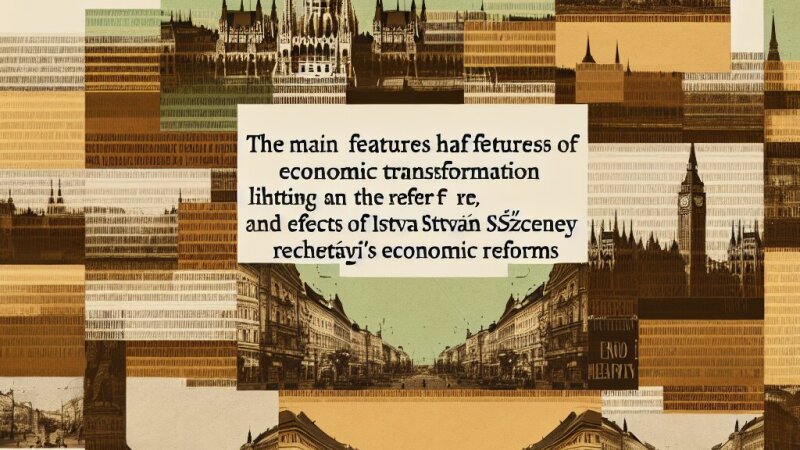 A magyar gazdasági átalakulás főbb jellemzői a reformkorban