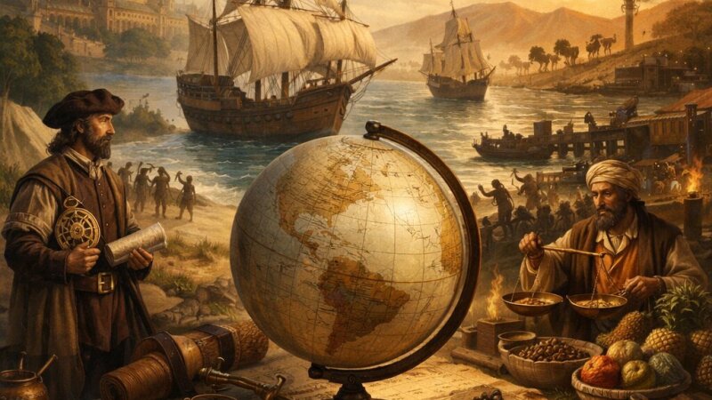 A nagy földrajzi felfedezések okai, menete és hatásai a világra
