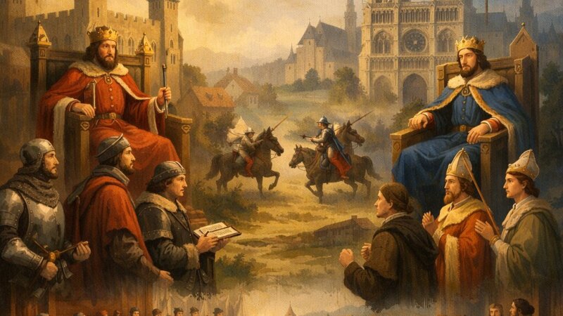 A rendi monarchia kialakulása Angliában és Franciaországban: történelmi áttekintés