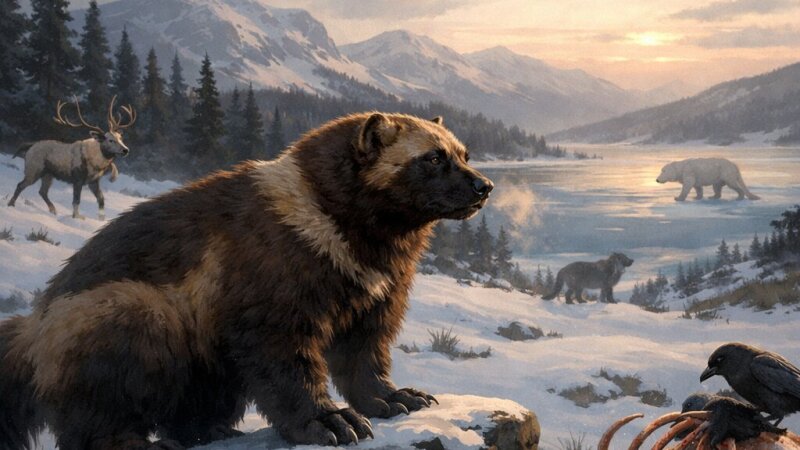 A rozsomák (Gulo gulo) különleges ragadozó az északi erdőkben