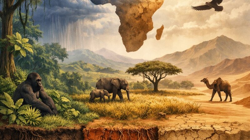 Afrika éghajlata, talajtípusai és természetes növényzete áttekintése