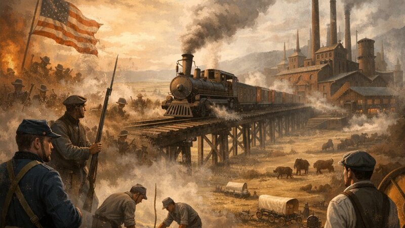 Az Egyesült Államok történelmi fejlődése a 19. század második felében