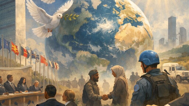 Az Egyesült Nemzetek Szervezetének szerepe a nemzetközi békében és együttműködésben