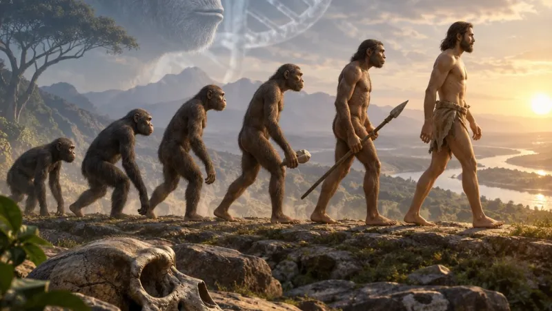 Az emberi evolúció főbb szakaszai és közös ősei