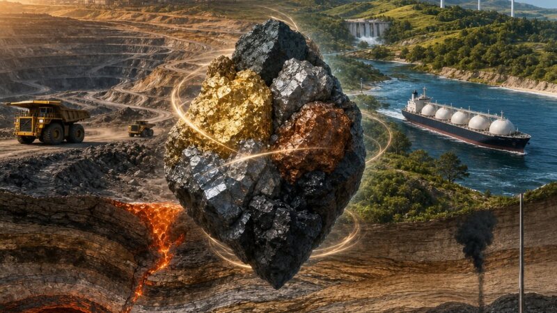 Az ércek és energiahordozók kialakulása és jelentősége a földrajzban