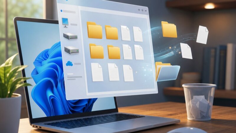 Meghajtók, mappák és fájlok kezelése Windowsban