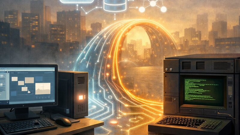 PC és AS/400 rendszerek közötti kapcsolat a magyar üzleti informatika világában