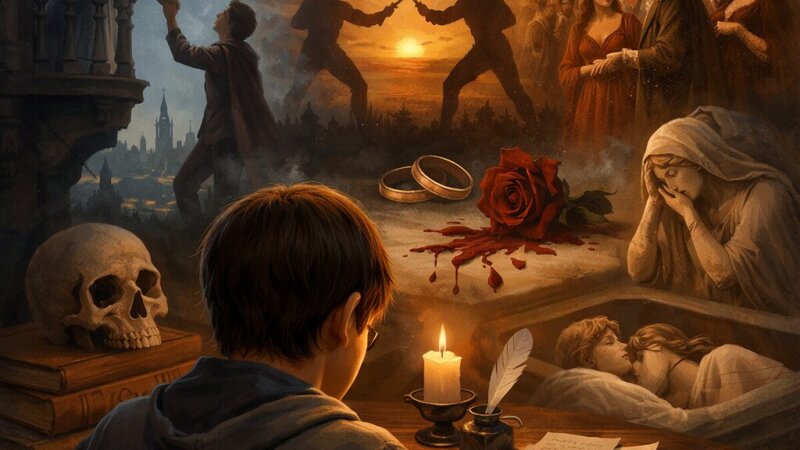 Rómeó és Júlia: Shakespeare tragédiájának mélyelemzése középiskolásoknak