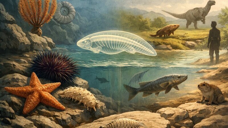 Tüskésbőrűek és gerinchúrosok: evolúciós összehasonlítás középiskolásoknak