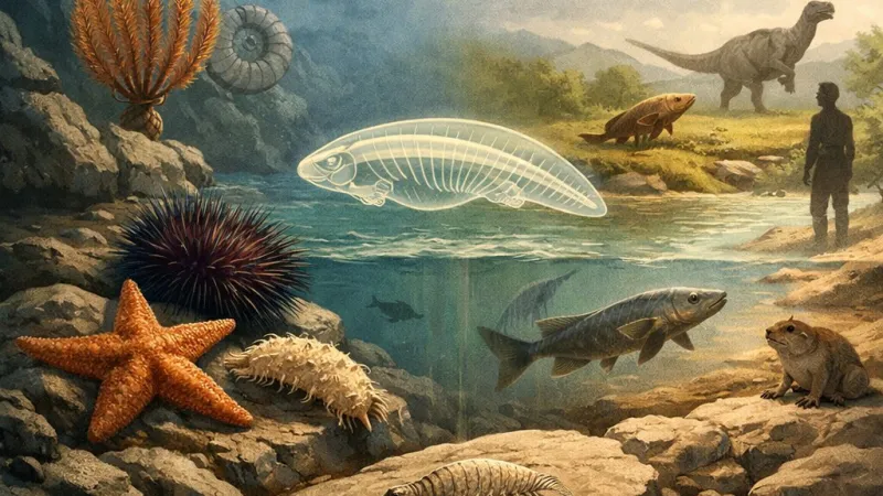 Tüskésbőrűek és gerinchúrosok: evolúciós összehasonlítás középiskolásoknak