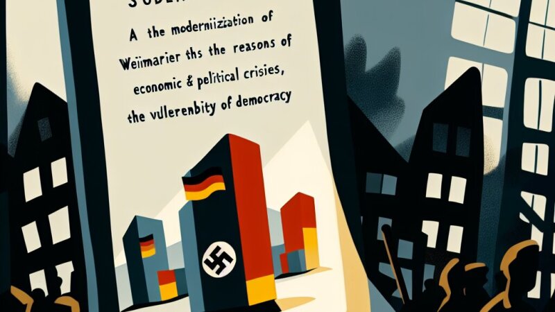 Weimari Németország: modernizáció, válságok és a demokrácia sebezhetősége